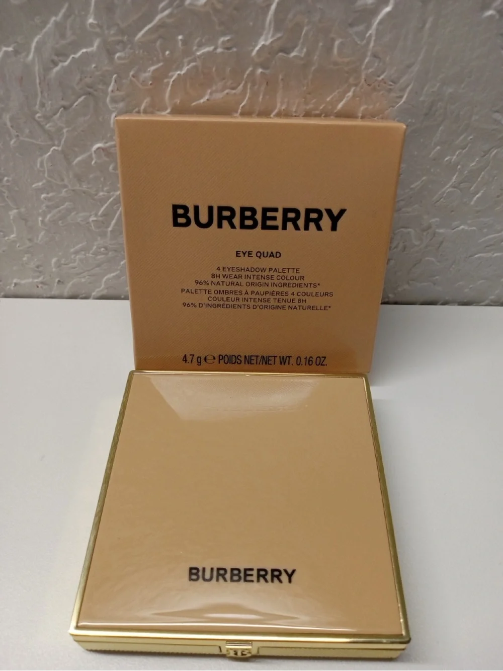 Burberry Eye Quad Palette — Peach, Rose, Taupe, Brown